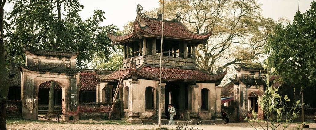 Chùa Đậu là một trong những ngôi chùa đình đám nằm ngoại ô Thủ Đô