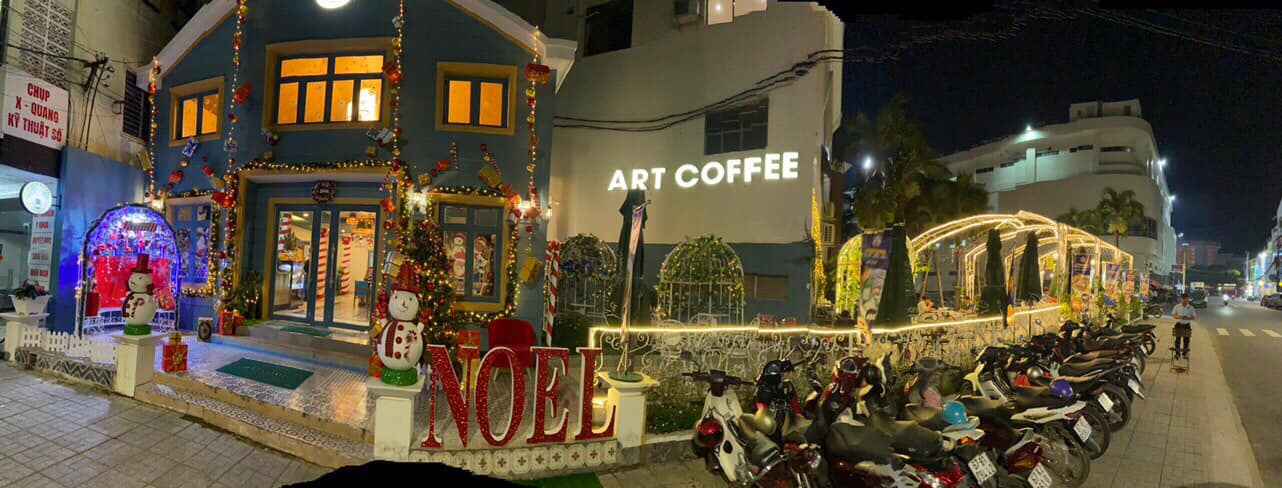 Đón Giáng Sinh Lung Linh Tại Art Coffee Long Xuyên